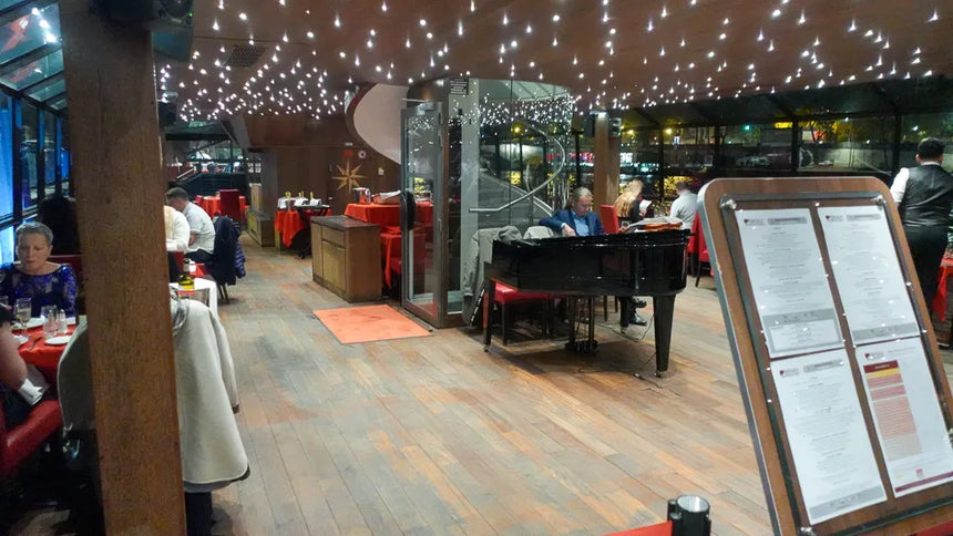 Chuyến du thuyền ăn tối Paris 3 hoặc 4 món (Bateaux Mouches)