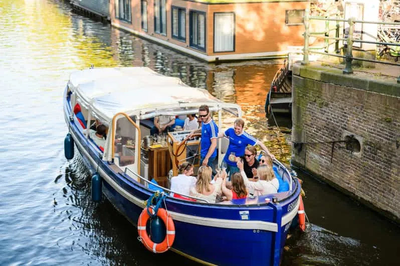 Amsterdam Booze Cruise with Unlimited Drinks