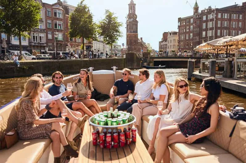 Amsterdam Booze Cruise with Unlimited Drinks
