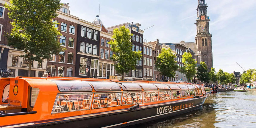 Crociere turistiche sui canali di Amsterdam senza bevande/cibo (Canale degli innamorati)