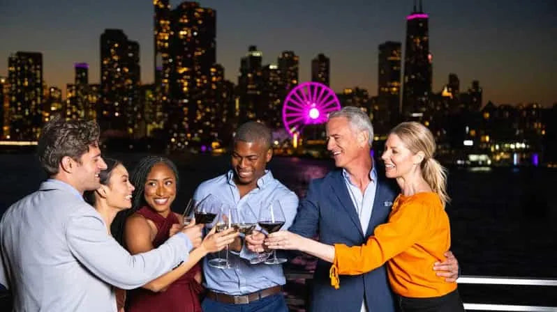 Chicago 3 fogásos gourmet vacsora és városnéző hajókirándulás a folyón