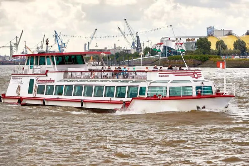 Cruise in Hamburg met live commentaar