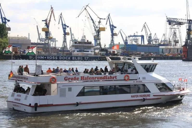 Cruise in Hamburg met live commentaar
