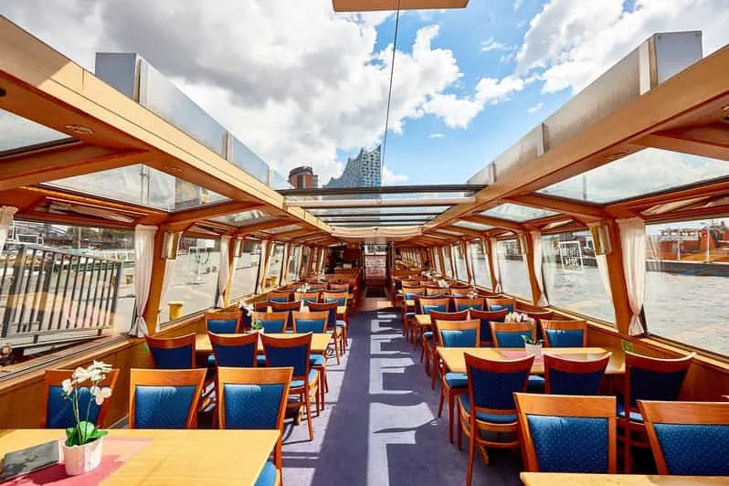 Cruise in Hamburg met live commentaar