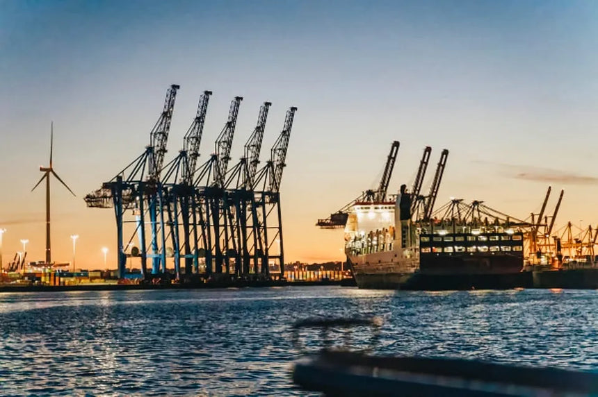 Hamburg esti hajókirándulás festői vízparti kilátással