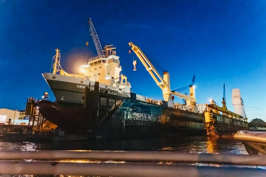 Hamburg esti hajókirándulás festői vízparti kilátással