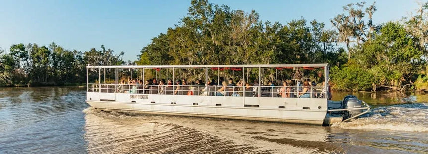 New Orleans-i hajókirándulás mocsarakon keresztül, vadon élő állatokkal és aligátor megfigyelésekkel