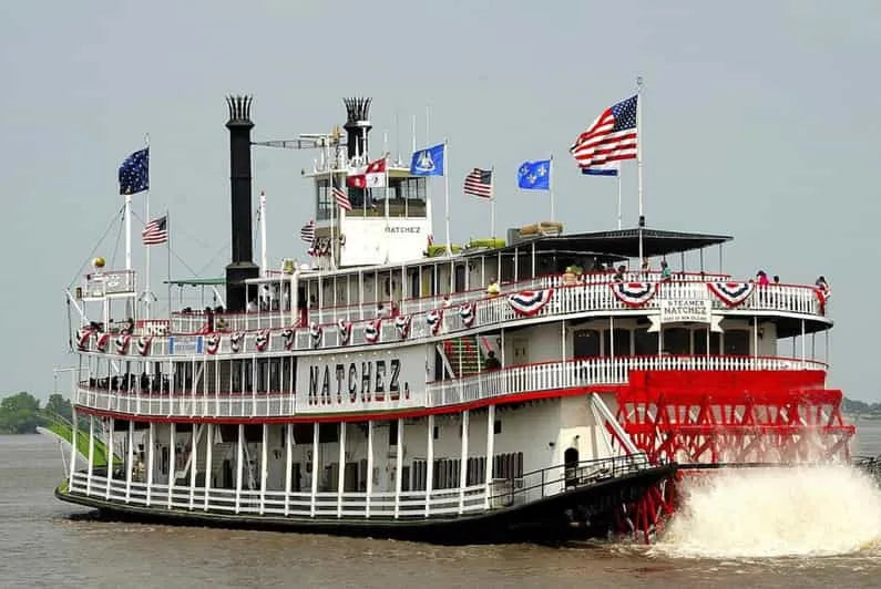 New Orleans-i hajókirándulás a Steamboat Natchez-en, választható kreol ebéddel
