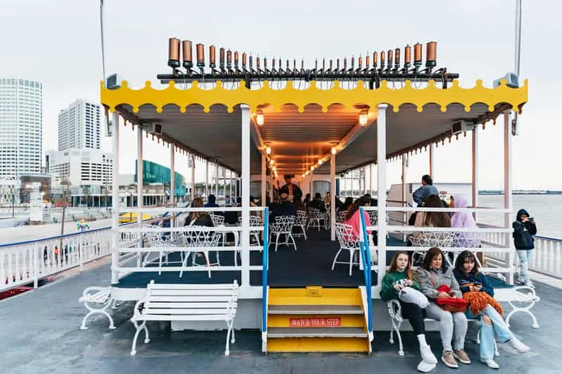 New Orleans boottocht met jazz en optioneel Creools diner