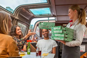 Amsterdam Avond Canal Cruise met Pizza en Dranken