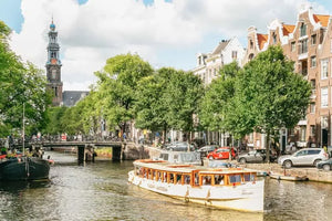 Croisière sur les canaux d'Amsterdam avec fromage et boissons illimités en option (vaisseau amiral)