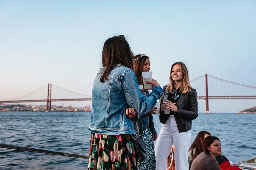 Catamaran Lisbon Boat Tour with Relaxing Sunset Cruise