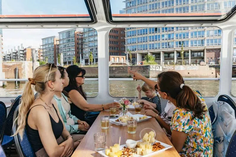 Hamburg Evening Cruise with Cheese and Wine Tasting