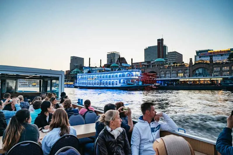 Hamburg Evening Cruise with Stunning Harbor Lights and Landmarks