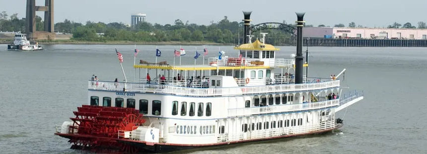 Historic New Orleans Boat Tour with Optional Creole Lunch Buffet