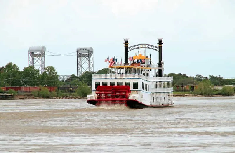 Historic New Orleans Boat Tour with Optional Creole Lunch Buffet