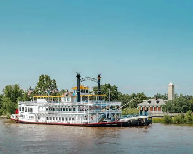 Historic New Orleans Boat Tour with Optional Creole Lunch Buffet