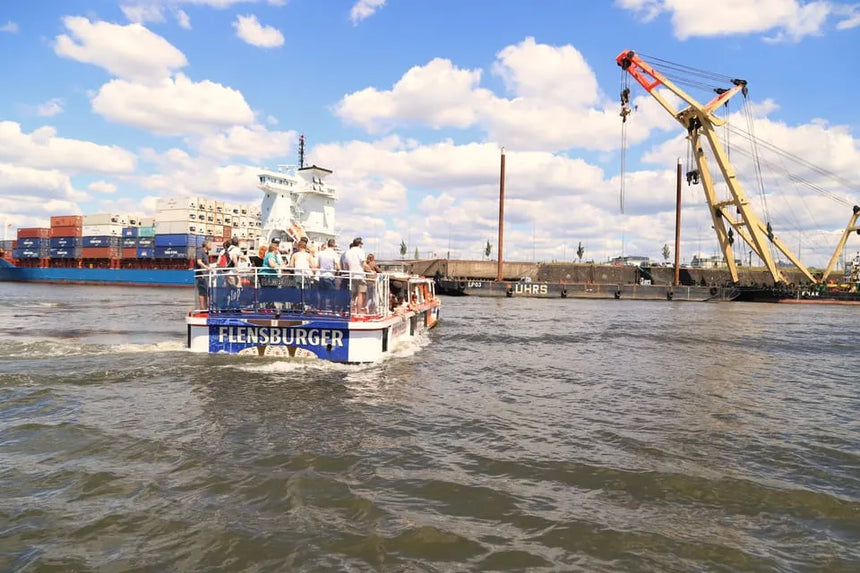 Hop-On Hop-Off Hamburg Boat Tour with Live Commentary