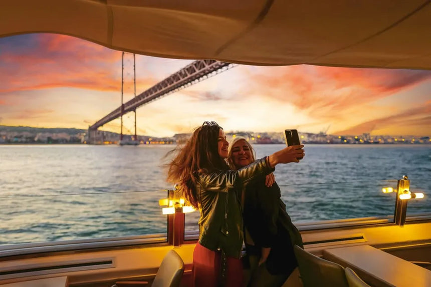 Lisbon Boat Tour Sunset Experience with Panoramic City Views