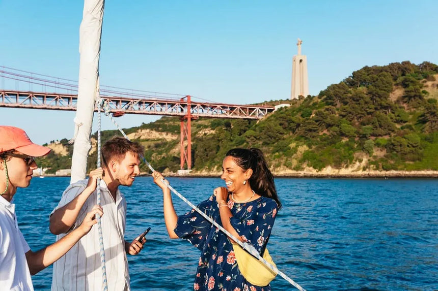 Lisbon Boat Tour on Sailboat with Live Commentary