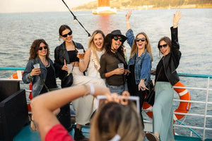 Lisbon Boat Tour with Music Sunset and Wine or Beer