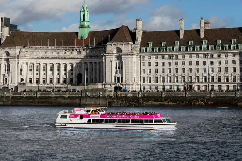 London Thames-i városnéző hajókirándulás élő kommentárral
