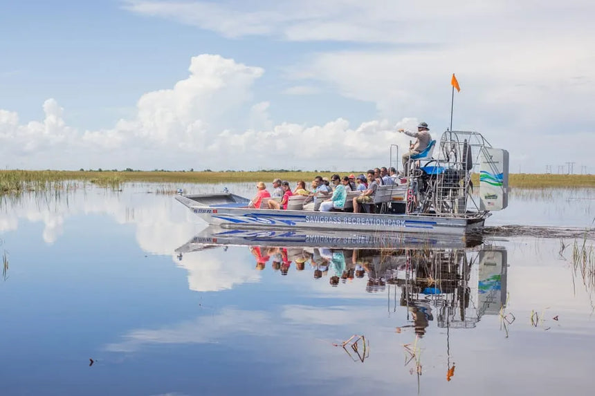 Miami Boat Tour Combined with Everglades Wildlife Adventure