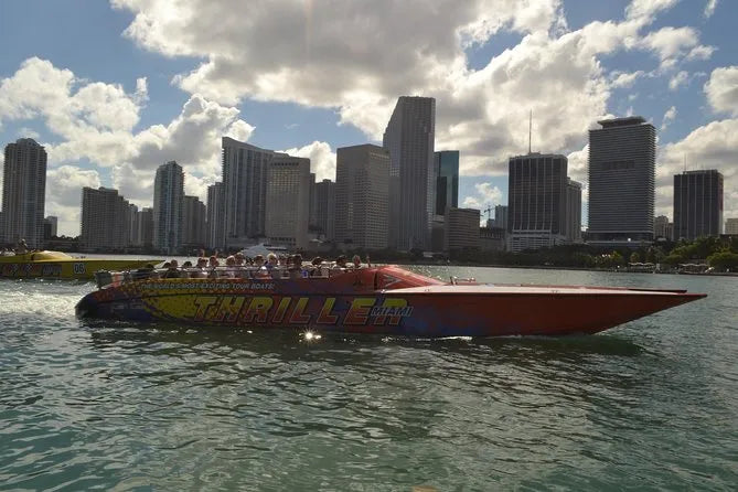 Miami Boat Tour with Exciting Speedboat Ride and Landmarks