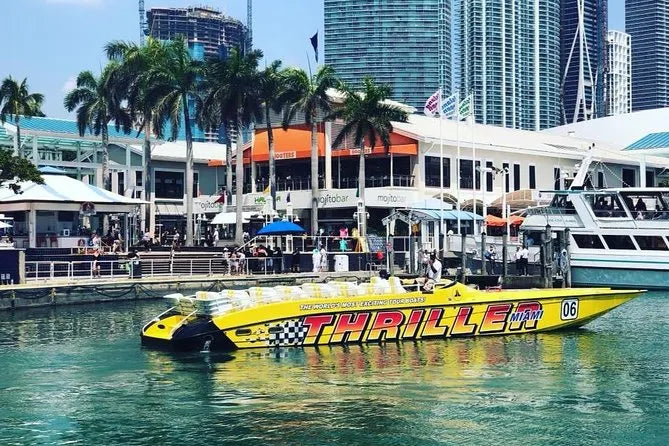 Miami Boat Tour with Exciting Speedboat Ride and Landmarks