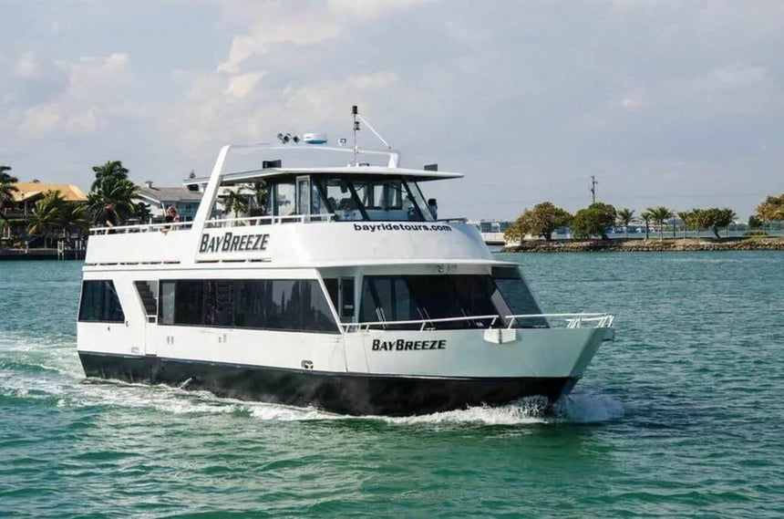 Miami Boat Tour with Night and Day Options in Biscayne Bay