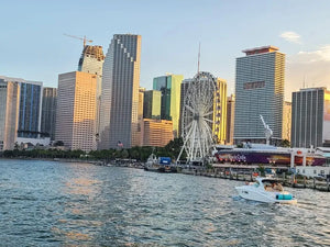 Miami Sunset Boat Tour with Live Guide and Mojito