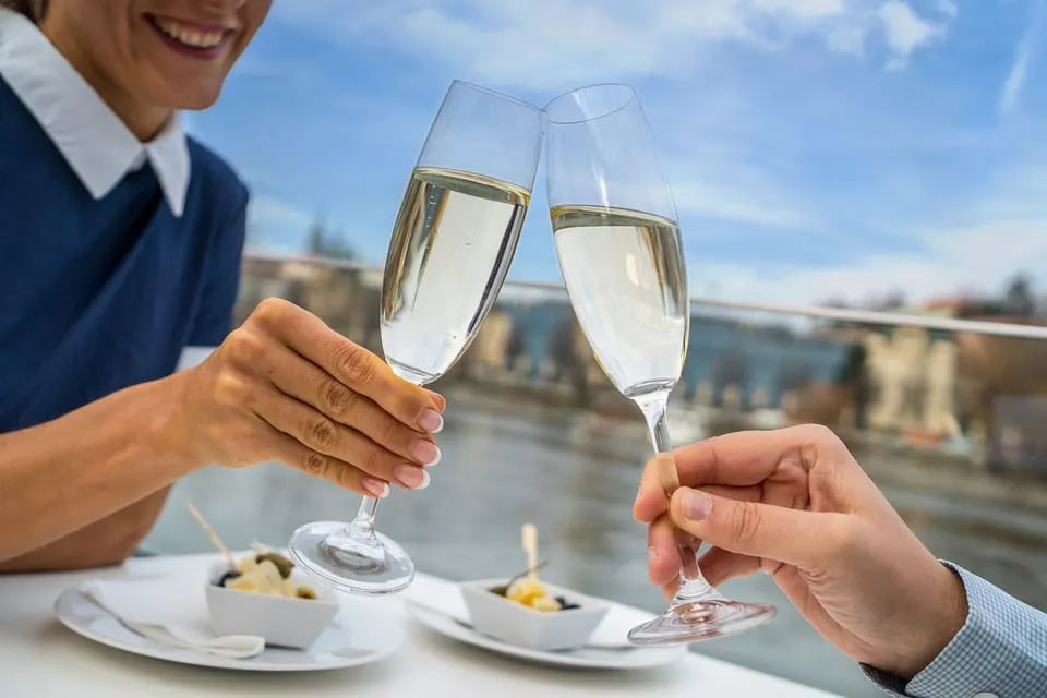 Prague Evening Eco Boat Cruise with Prosecco