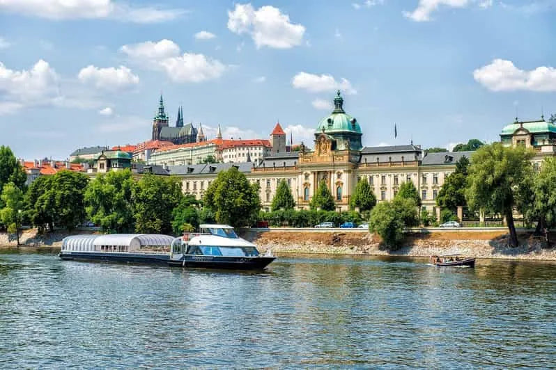 Prague Evening Eco Boat Cruise with Prosecco