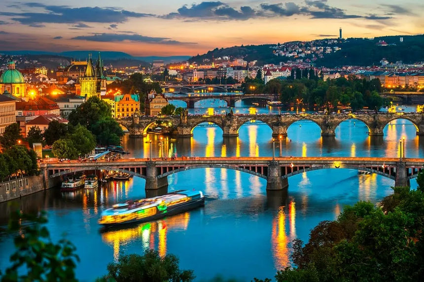 Prag Gece Turu, Açık Büfe Akşam Yemeği ve Canlı Müzik ile