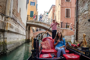 Private Venice Gondola Ride Away from Crowds and Main Waterways