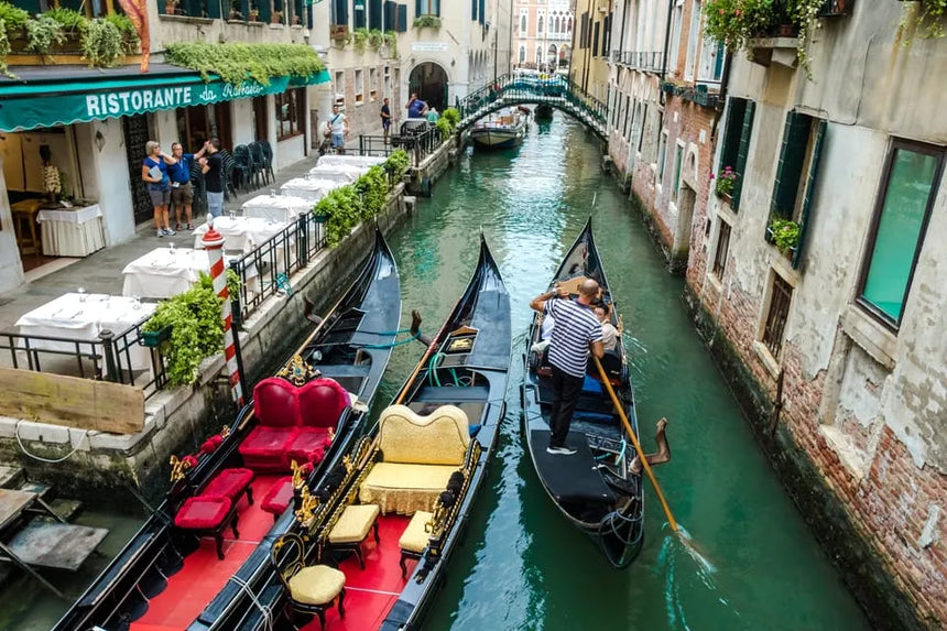 Private Venice Gondola Ride Away from Crowds and Main Waterways