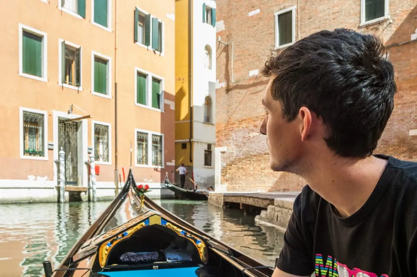 Shared Venice Gondola Ride Along the Grand Canal