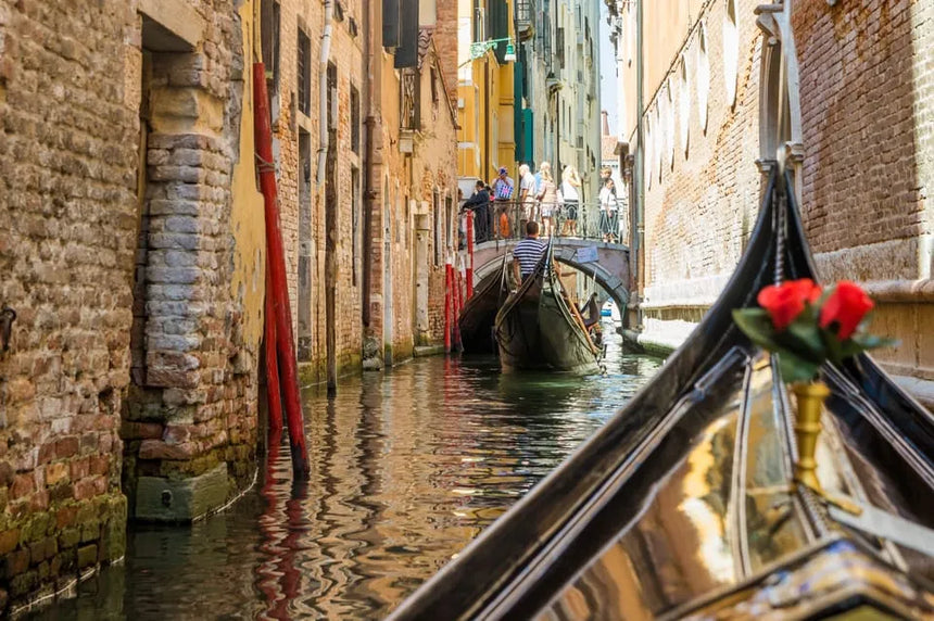 Shared Venice Gondola Ride Along the Grand Canal