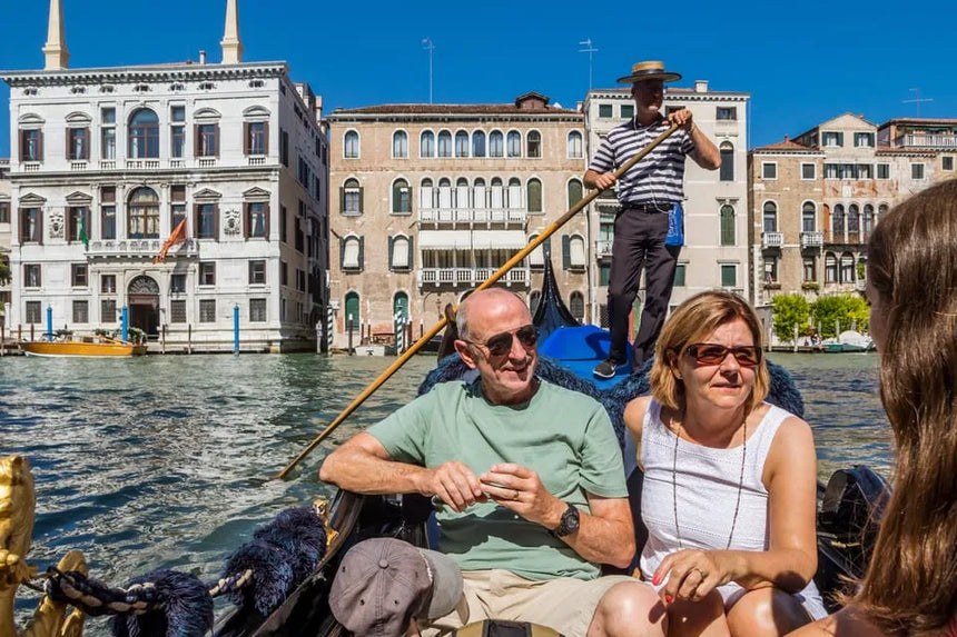 Shared Venice Gondola Ride Along the Grand Canal