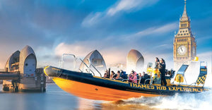 Croisière en bateau à grande vitesse sur la Tamise à Londres avec commentaires en direct (Thames Ribs)