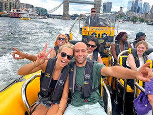 Croisière en bateau à grande vitesse sur la Tamise à Londres avec commentaires en direct (Thames Ribs)