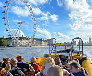 Croisière en bateau à grande vitesse sur la Tamise à Londres avec commentaires en direct (Thames Ribs)
